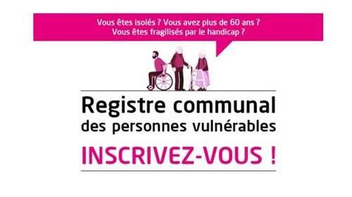 Registre des personnes vulnérables